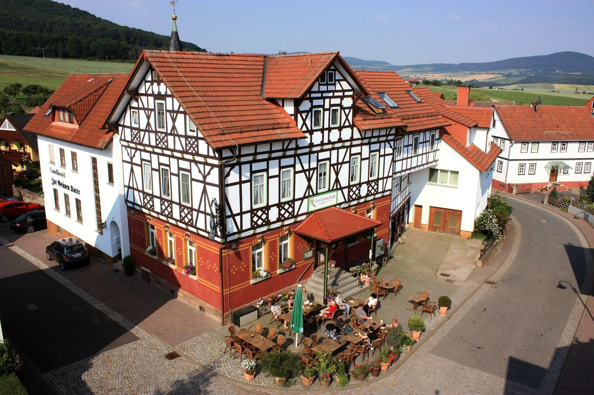 Landhotel Zur Gruenen Kutte Bernshausen Esterno foto